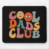 クールパパクラブパパ父の日レトログルーヴィ マウスパッド (正面)
