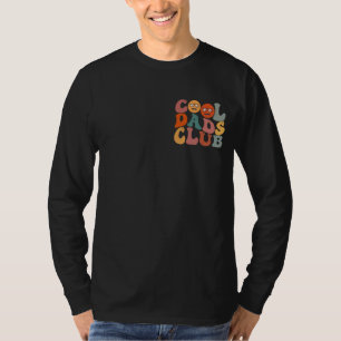 クールパパクラブパパ父の日レトログルーヴィ Tシャツ