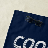 クールパパサマーバケーションカスタム ビーチタオル (インサイチュ)