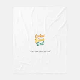 クールパパ毛布カスタム – 心のこもったギフト フリースブランケット