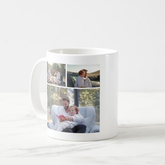 クールパパ父の日おもしろい栄養事実 コーヒーマグカップ (正面左)