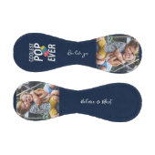 クールパパ父の日の子供の写真パーソナライズされた 野球ボール (パネル)