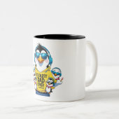 クールパパ – ペンギン ツートーンマグカップ (正面右)