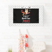 クールパンクロックスターのファーストバースデー 横断幕 (インサイチュ)