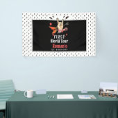 クールパンクロックスターのファーストバースデー 横断幕 (トレードショー)