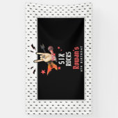 クールパンク ロックスター 誕生日 バナー すべての年齢 横断幕 (縦)