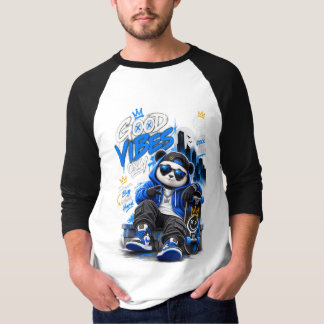 クールパンダストリートウェア Tシャツ