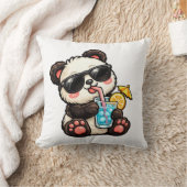 クールパンダドリンク クッション (ブランケット)