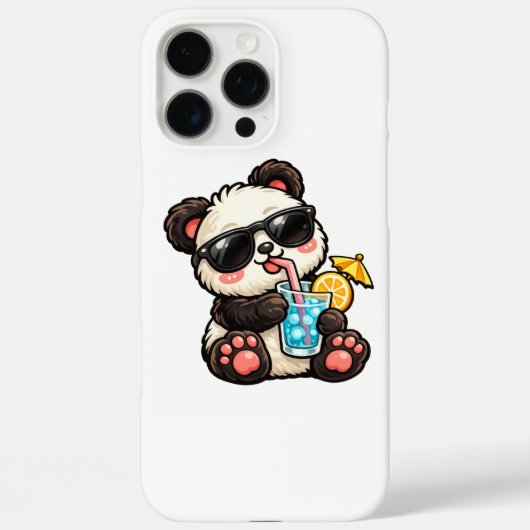 クールパンダドリンク Case-Mate iPhoneケース (裏面)