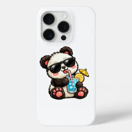 クールパンダドリンク iPhone 15 PROケース