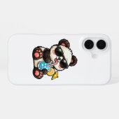 クールパンダドリンク iPhone 16ケース (裏面横)
