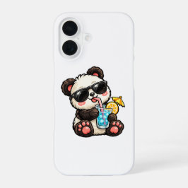 クールパンダドリンク iPhone 16ケース