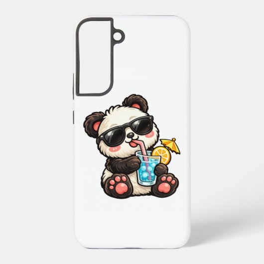 クールパンダドリンク SAMSUNG GALAXYケース (裏面)