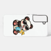 クールパンダドリンク SAMSUNG GALAXYケース (裏面横)