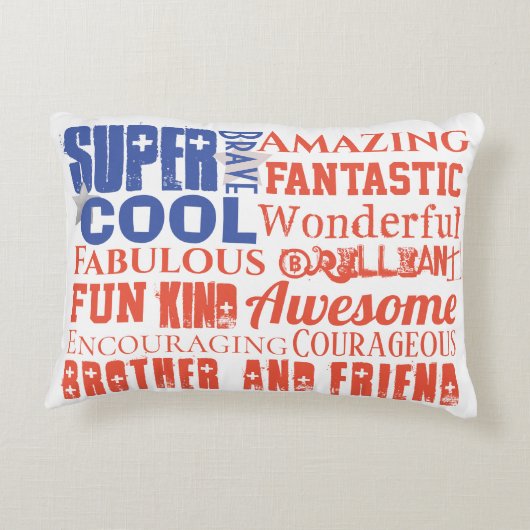 クールパーソナライズされたタイポグラフィサブウェイアートUSA国旗 アクセントクッション (裏面)