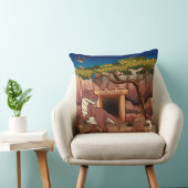 クールパーソナライズされた恐竜ジュラ紀の動物茶色 クッション (椅子)