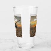 クールパーソナライズされた農業レジェンドコンバインコーン タンブラーグラス (左)