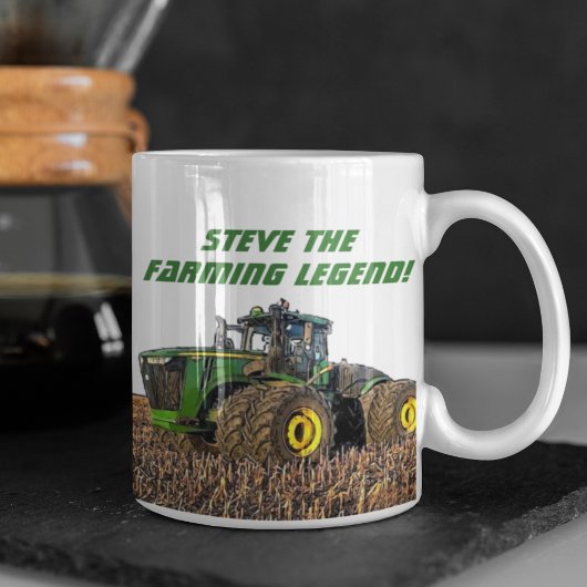 クールパーソナライズされた農業レジェンドトラクター機器 コーヒーマグカップ