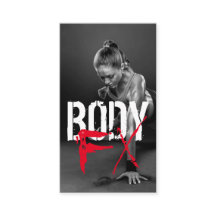 クールパーソナルトレーナージムフィットネス名刺