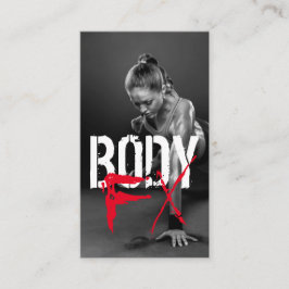 クールパーソナルトレーナージムフィットネス名刺 名刺