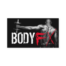 クールパーソナルトレーナージムフィットネス名刺