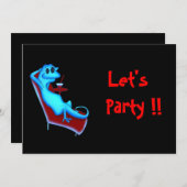 クールパーティの招待状 招待状 (正面/裏面)