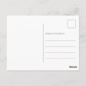 クールパープルディスコボールパーティー ポストカード (裏面)