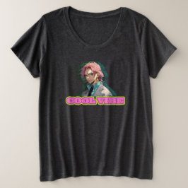 クールビブス プラスサイズTシャツ