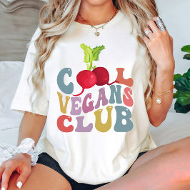 クールビーガンクラブ/ヴィンテージ植物愛好家 Tシャツ