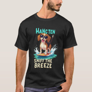 クールビーグルサーフィンワン 1 Tシャツ