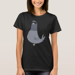 クールピジョンバードステイコーおもしろい野鳥観察 Tシャツ