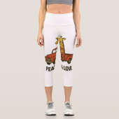 クールピーストラックに乗るキリン カプリレギンス (正面)