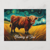 クールファームハイランド考えカウズオブユー ポストカード (正面)