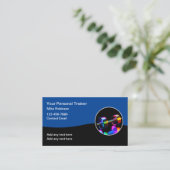 クールフィットネスパーソナルトレーナー名刺 名刺 (スタンド正面)