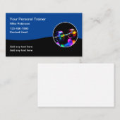 クールフィットネスパーソナルトレーナー名刺 名刺 (正面/裏面)