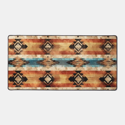 クールフェイク木模様 デスクマット (正面)