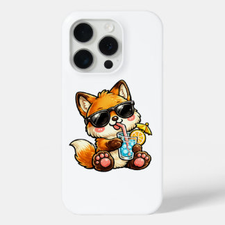 クールフォックスドリンク iPhone 15 PROケース