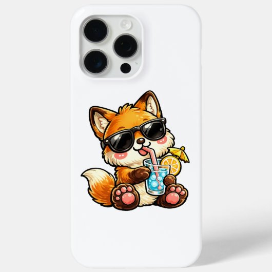 クールフォックスドリンク Case-Mate iPhoneケース (裏面)