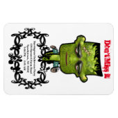 クールフランク右ハローウィンパーティアラーム マグネット (横)