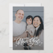 クールフレークス ハッピーニューイヤー フォトカード シーズンカード (正面)