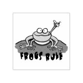 クールフロッおもしろいグ漫画のゴム印 ラバースタンプ (インプリント)