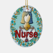 クールフローラナース セラミックオーナメント (右)