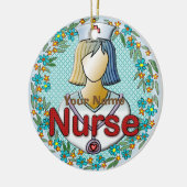 クールフローラナース セラミックオーナメント (左)