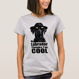 クールブラックラボです Tシャツ