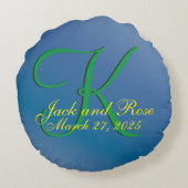 クールブルーベリーファブバジェット ラウンドクッション (裏面)