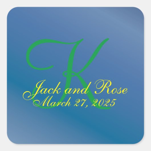 クールブルーベリー ファブ バジェット スクエアシール (正面)