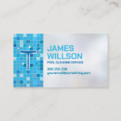 クールプロフェッショナル・プールのクリーニング・サービス 名刺 (正面)