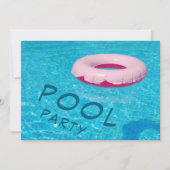 クールプールパーティー 招待状 (正面)