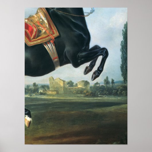 クールベットを演じる黒い馬 ポスター (正面)