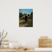 クールベ - レスラー達 ポスター (キッチン)